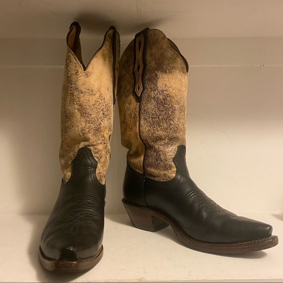 Vintage Cowboy Boots New Soles - Picture 2 of 5
